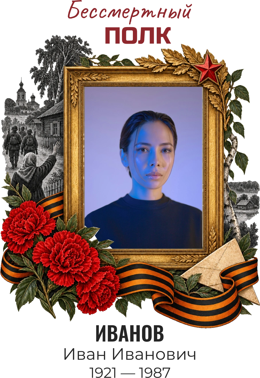 Память о родном доме — шаблон для печати