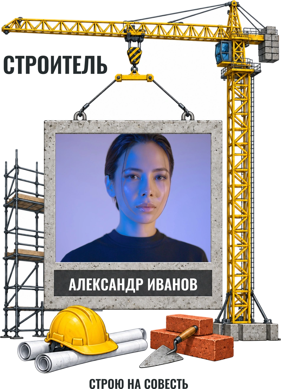Строю на совесть — шаблон для печати