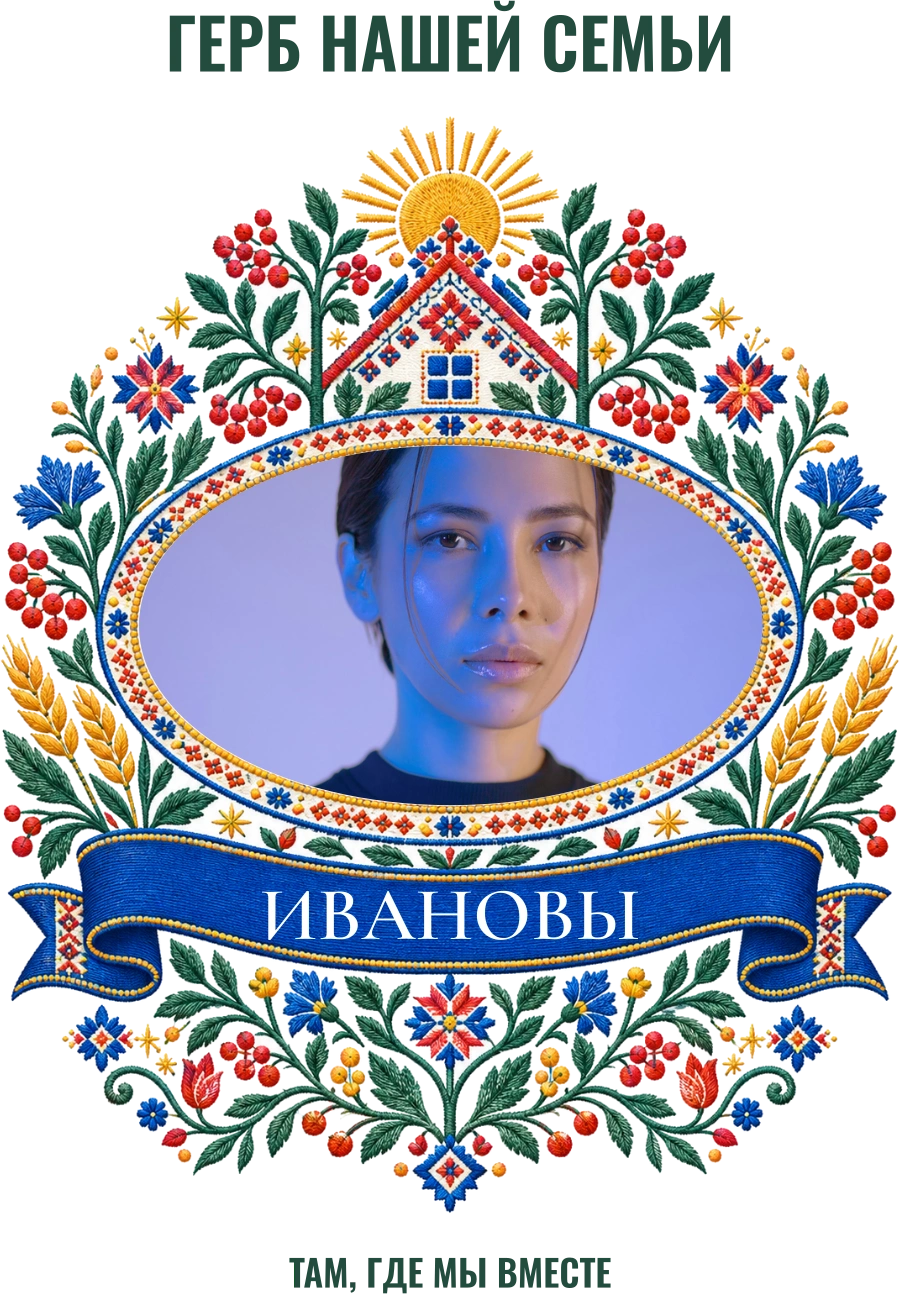 Тепло родного дома — шаблон для печати