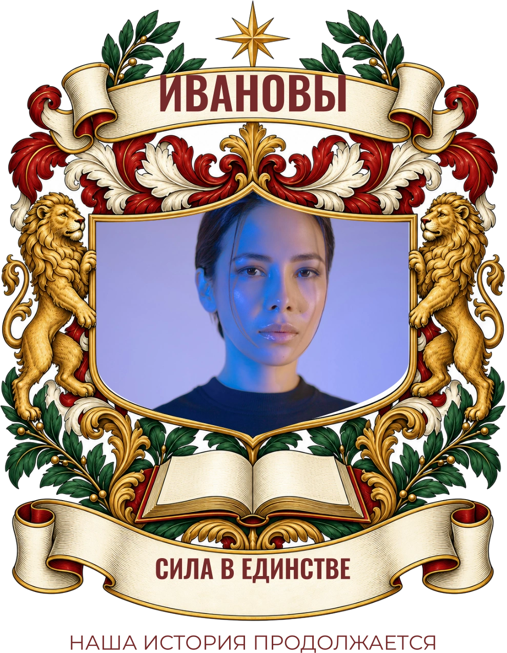 Сила в единстве — шаблон для печати