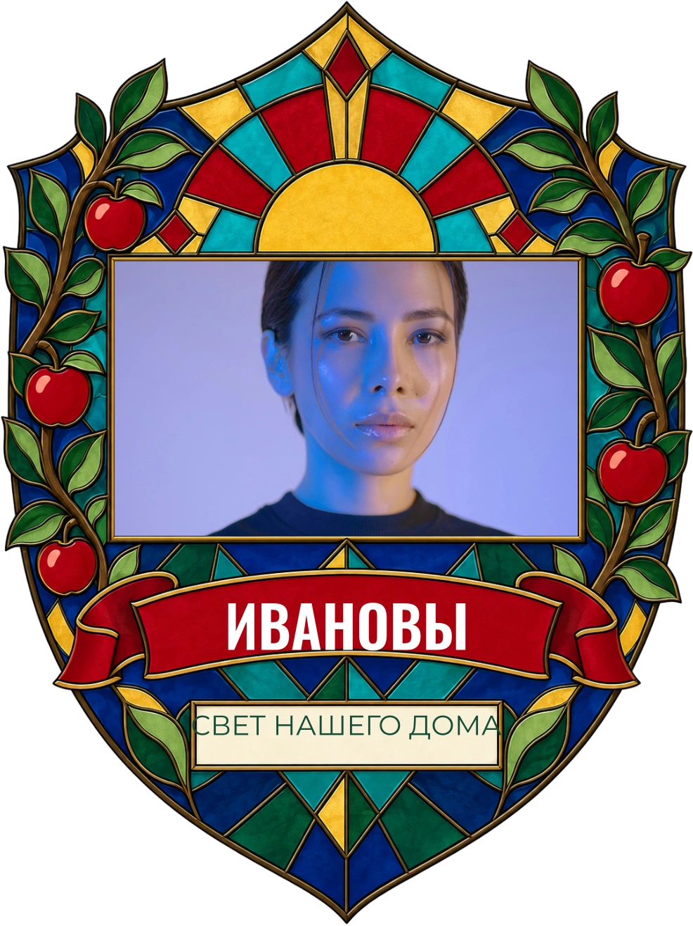 Свет нашего дома — шаблон для печати